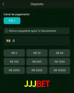 deposits JJJBET
